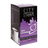 City Steam Colombian Coffee Pods 18 ct