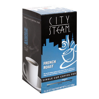 City Steam French Roast Coffee Pods 18 ct