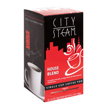 City Steam House Blend Coffee Pods 18 ct