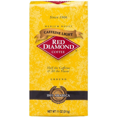 Red Diamond Caffeine Light Ground Coffee 11 oz