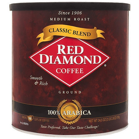 Red Diamond Classic Blend Ground Coffee 34.5 oz