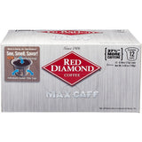 Red Diamond Max Caffeine Single Serve Coffee 12 ct