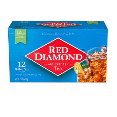 Red Diamond Tea Bags Gallon Size 12 ct