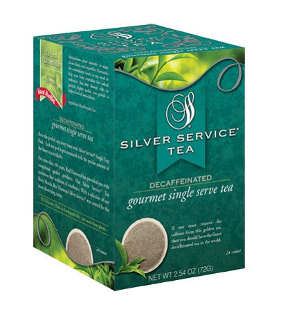 Silver Service Decaffeinated Tea Pods 24 ct